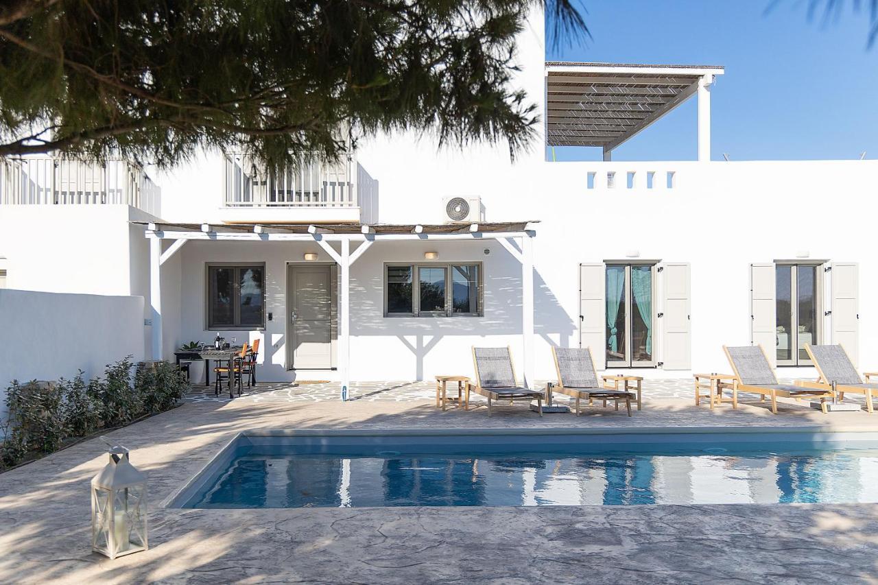 White Pearl Villa Naxos With Private Swimming Pool Naxos City Экстерьер фото